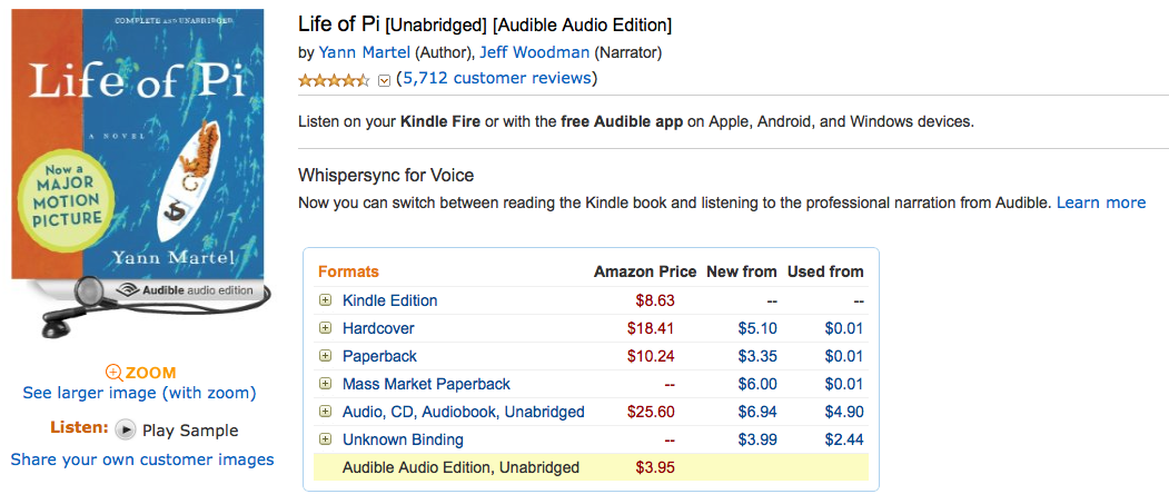 Life Of Pi Audiobook Free Download